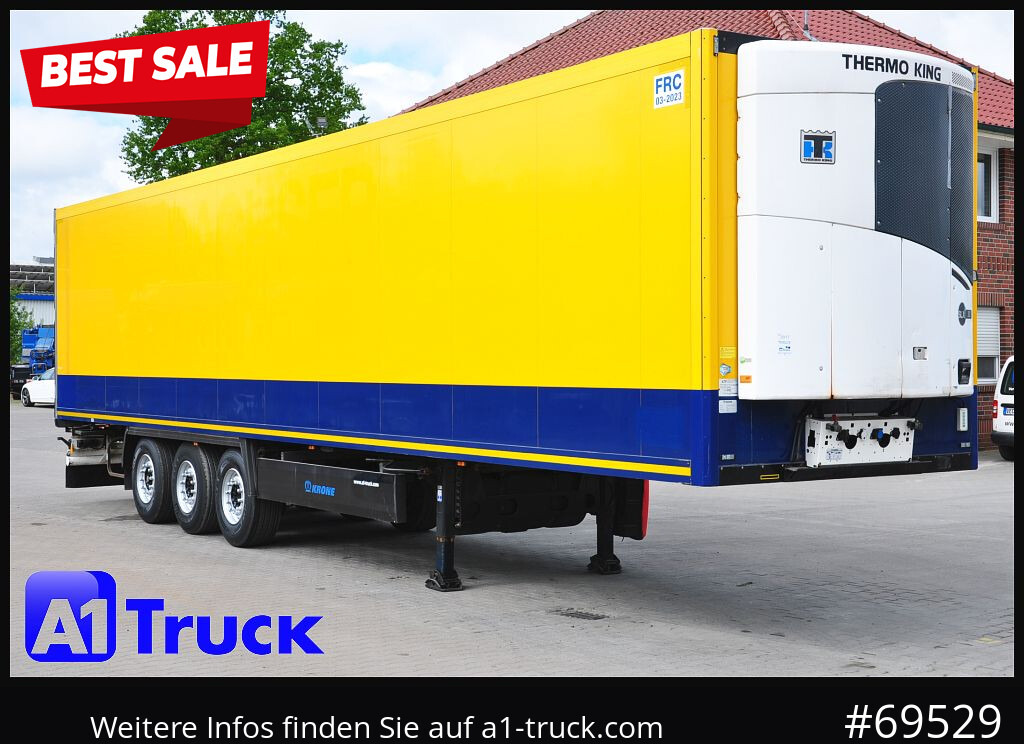 KRONE SD, ThermoKing SLX i 300, Doppelstock, - Refrigerator semi-trailer: picture 1 KRONE SD, ThermoKing SLX i 300, Doppelstock, - Refrigerator semi-trailer: picture 1