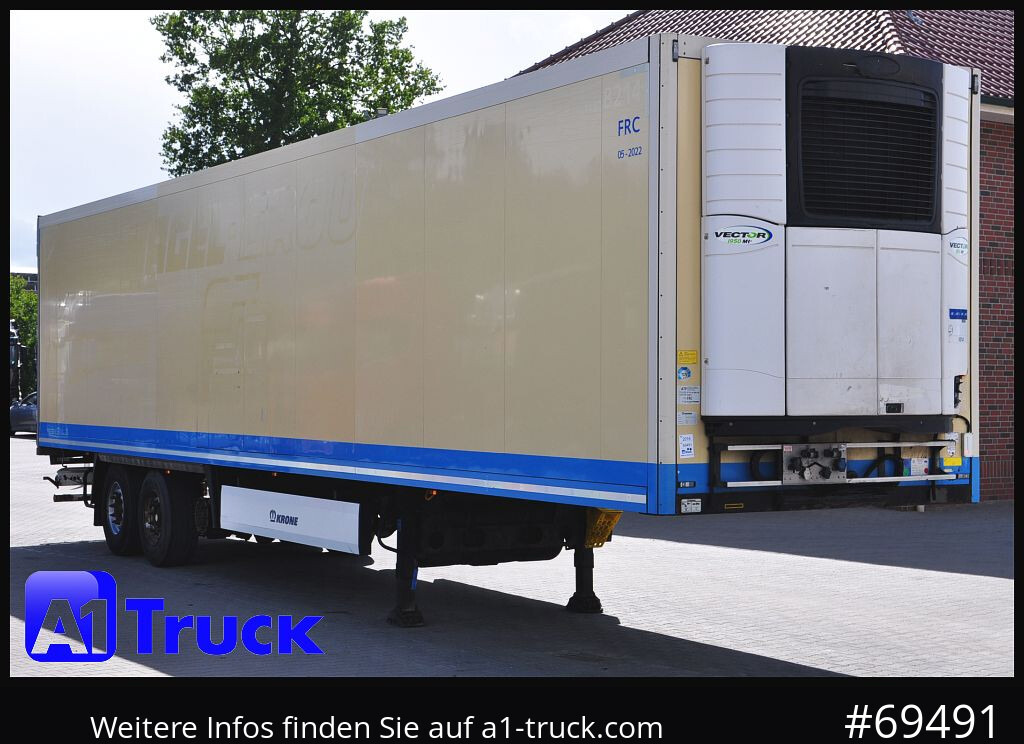 KRONE SDR 27 Carrier 1950 Mt. Doppelstock Lift, - Refrigerator semi-trailer: picture 1 KRONE SDR 27 Carrier 1950 Mt. Doppelstock Lift, - Refrigerator semi-trailer: picture 1