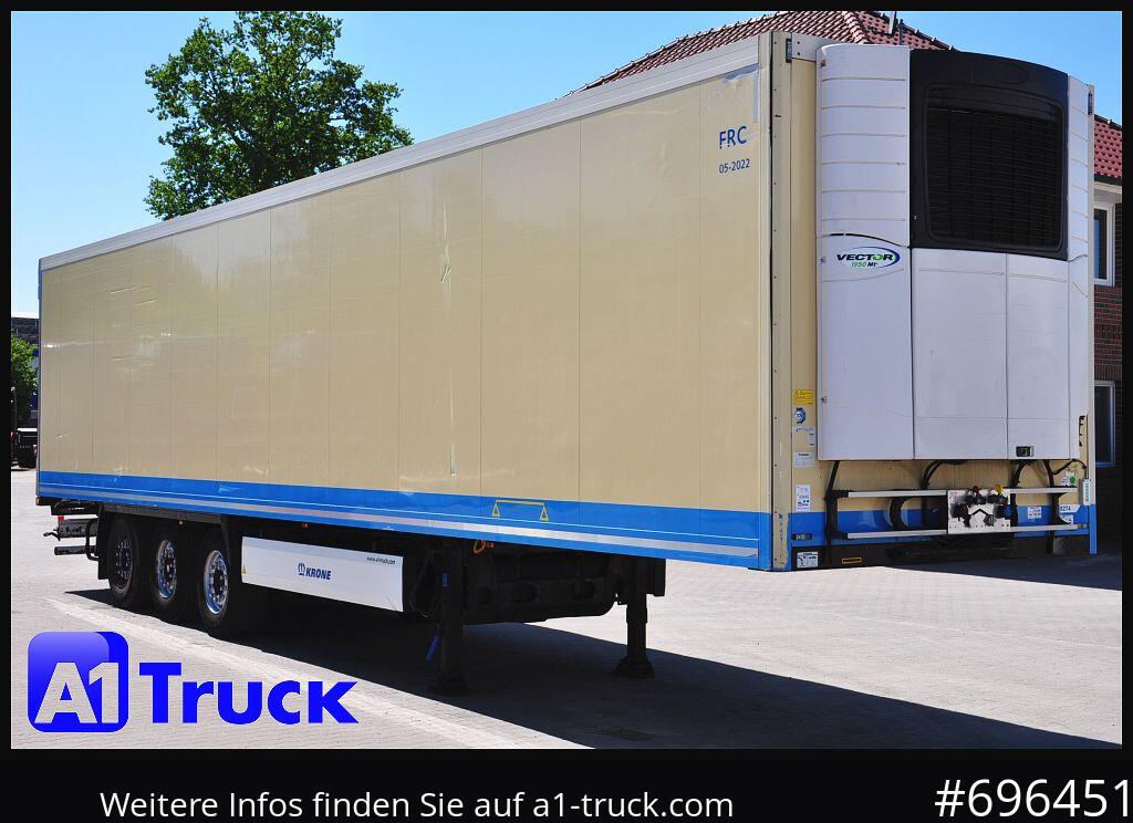 KRONE SDR 27 Carrier 1950 Mt., Lift, Multitemp. - Refrigerator semi-trailer: picture 1 KRONE SDR 27 Carrier 1950 Mt., Lift, Multitemp. - Refrigerator semi-trailer: picture 1