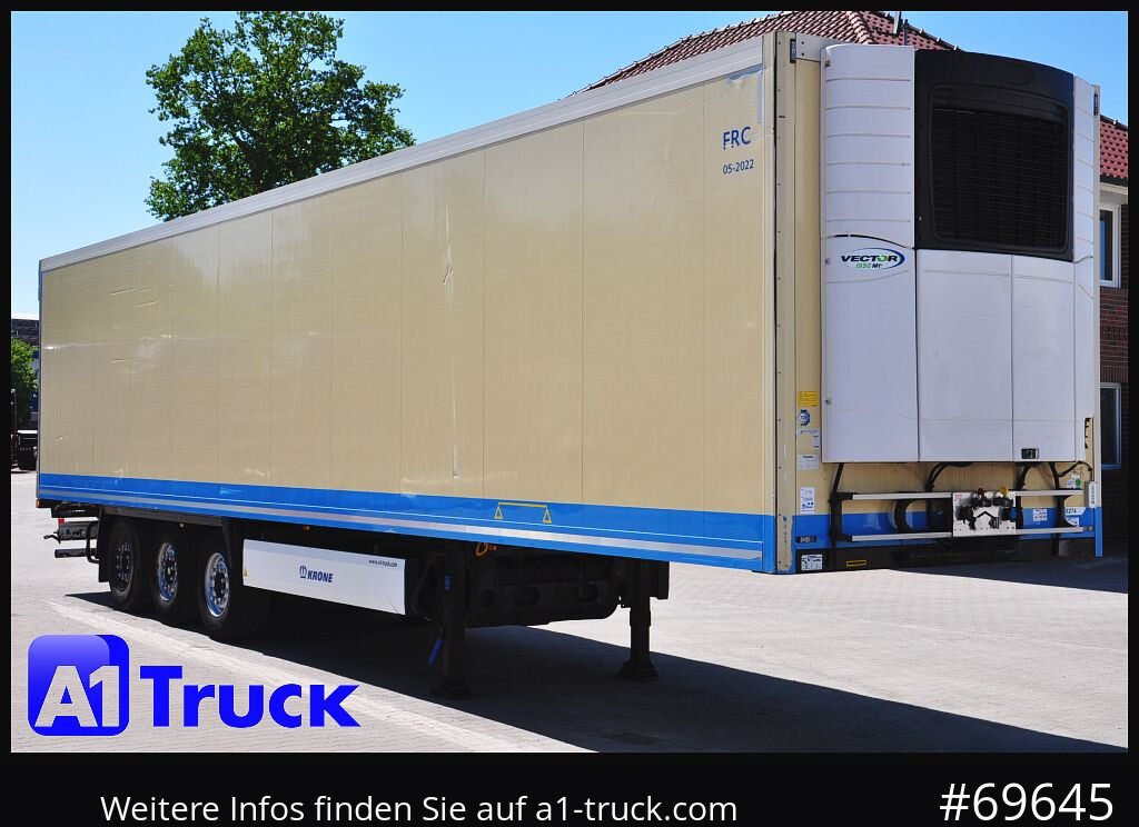 KRONE SDR 27 Carrier 1950 Mt., Lift, Multitemp. - Refrigerator semi-trailer: picture 1 KRONE SDR 27 Carrier 1950 Mt., Lift, Multitemp. - Refrigerator semi-trailer: picture 1