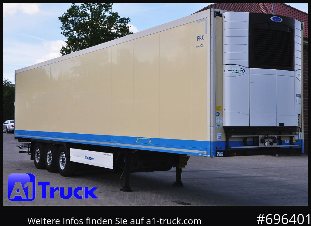 KRONE SDR 27 Carrier 1950 Mt., Lift, Multitemp. - Refrigerator semi-trailer: picture 1 KRONE SDR 27 Carrier 1950 Mt., Lift, Multitemp. - Refrigerator semi-trailer: picture 1