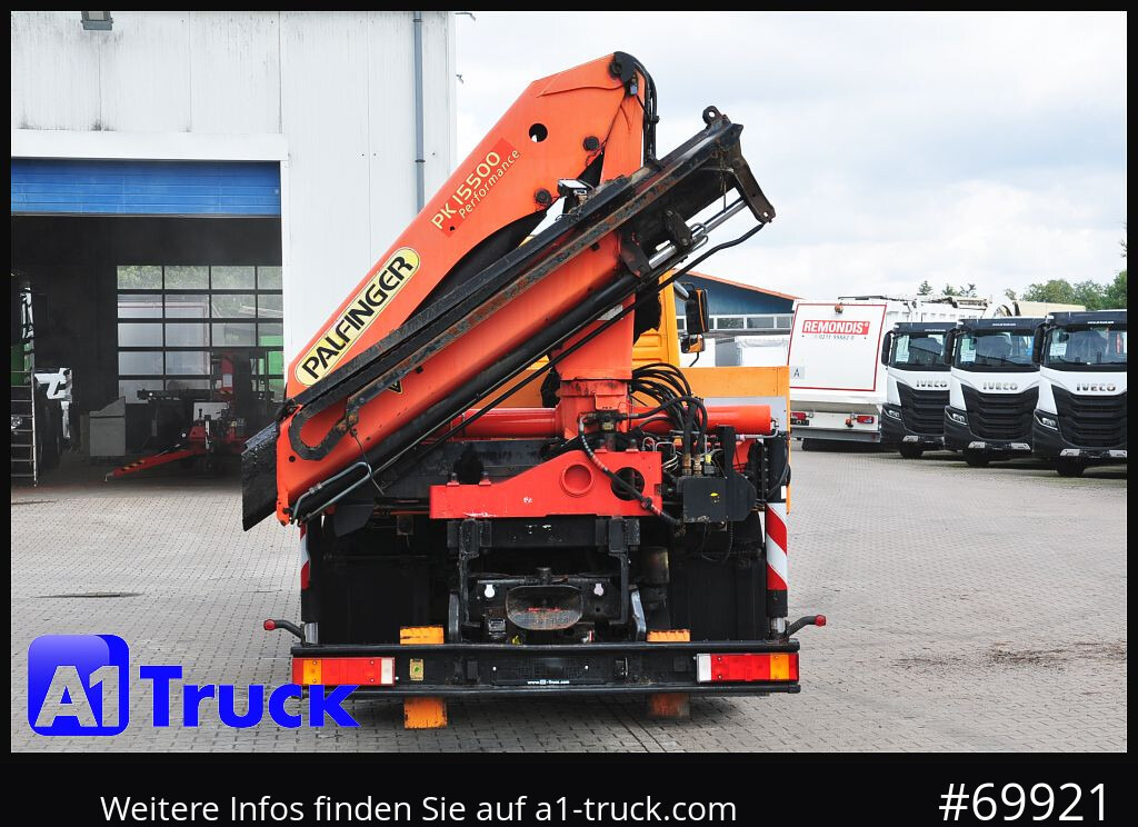 Crane truck, Dropside/ Flatbed truck MAN MAN F 2000 26.464 Intarder Kran PK 15.500 Funk,: picture 7
