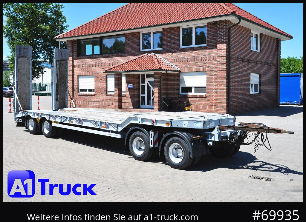 MUELLER-MITTELTAL T4 Profi, 4 achs Tieflader, hydr. Rampen, - Low loader trailer: picture 1 MUELLER-MITTELTAL T4 Profi, 4 achs Tieflader, hydr. Rampen, - Low loader trailer: picture 1