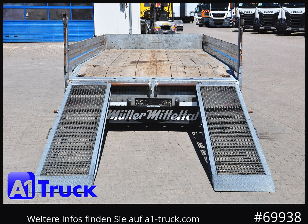 MUELLER-MITTELTAL Tandem Tieflader 11,9t. Rampen, L6,2m, - Low loader trailer: picture 2 MUELLER-MITTELTAL Tandem Tieflader 11,9t. Rampen, L6,2m, - Low loader trailer: picture 2
