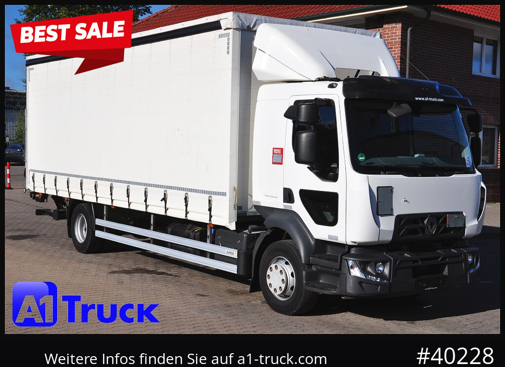 RENAULT D 280,  4x2, Ladebordwand, LBW, TÜV 06/2026 - Curtainsider truck: picture 1 RENAULT D 280,  4x2, Ladebordwand, LBW, TÜV 06/2026 - Curtainsider truck: picture 1