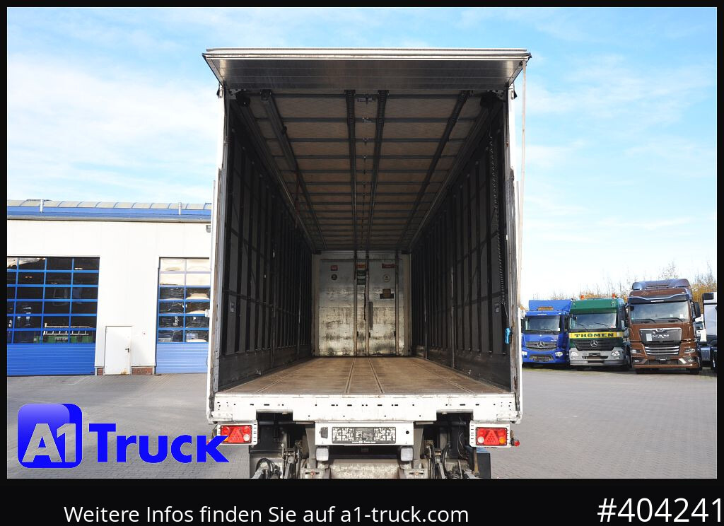 SCHMITZ Getränke, Lenkachse, LBW, Ladebordwand, kurzer Aufbau - Beverage semi-trailer: picture 4 SCHMITZ Getränke, Lenkachse, LBW, Ladebordwand, kurzer Aufbau - Beverage semi-trailer: picture 4