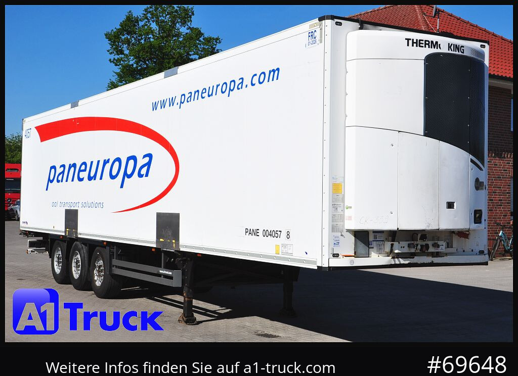 SCHMITZ Rohrbahnen Fleisch, Meat, 4079 Stunden, TK SLX 400 - Refrigerator semi-trailer: picture 1 SCHMITZ Rohrbahnen Fleisch, Meat, 4079 Stunden, TK SLX 400 - Refrigerator semi-trailer: picture 1