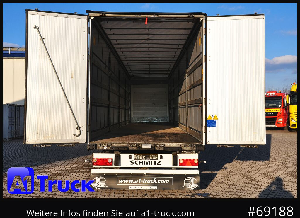 SCHMITZ S01, Tautliner, neue Plane, 1 Vorbesitzer, - Curtainsider semi-trailer: picture 3 SCHMITZ S01, Tautliner, neue Plane, 1 Vorbesitzer, - Curtainsider semi-trailer: picture 3