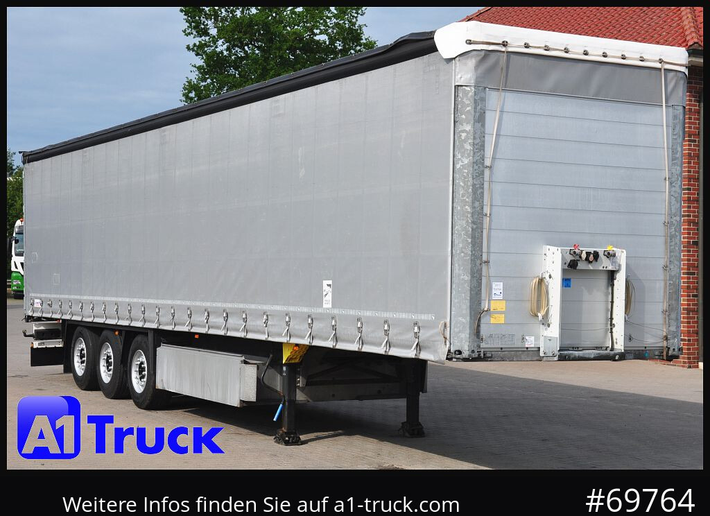 SCHMITZ SD Tautliner, Coil, Code XL,verzinkt, Liftachse, 1 Vorbesitzer - Curtainsider semi-trailer: picture 1 SCHMITZ SD Tautliner, Coil, Code XL,verzinkt, Liftachse, 1 Vorbesitzer - Curtainsider semi-trailer: picture 1