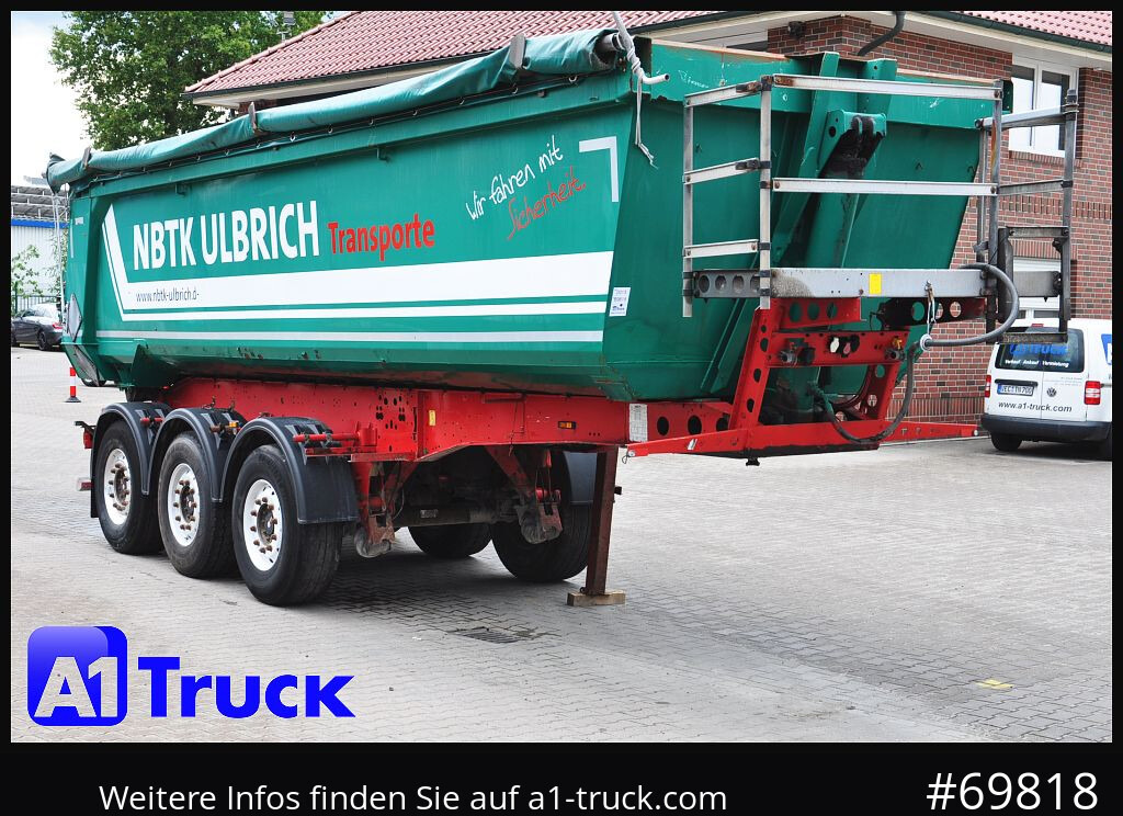 SCHMITZ SKI 24 7.2 Stahl, 28m³, Liftachse, - Tipper semi-trailer: picture 1 SCHMITZ SKI 24 7.2 Stahl, 28m³, Liftachse, - Tipper semi-trailer: picture 1