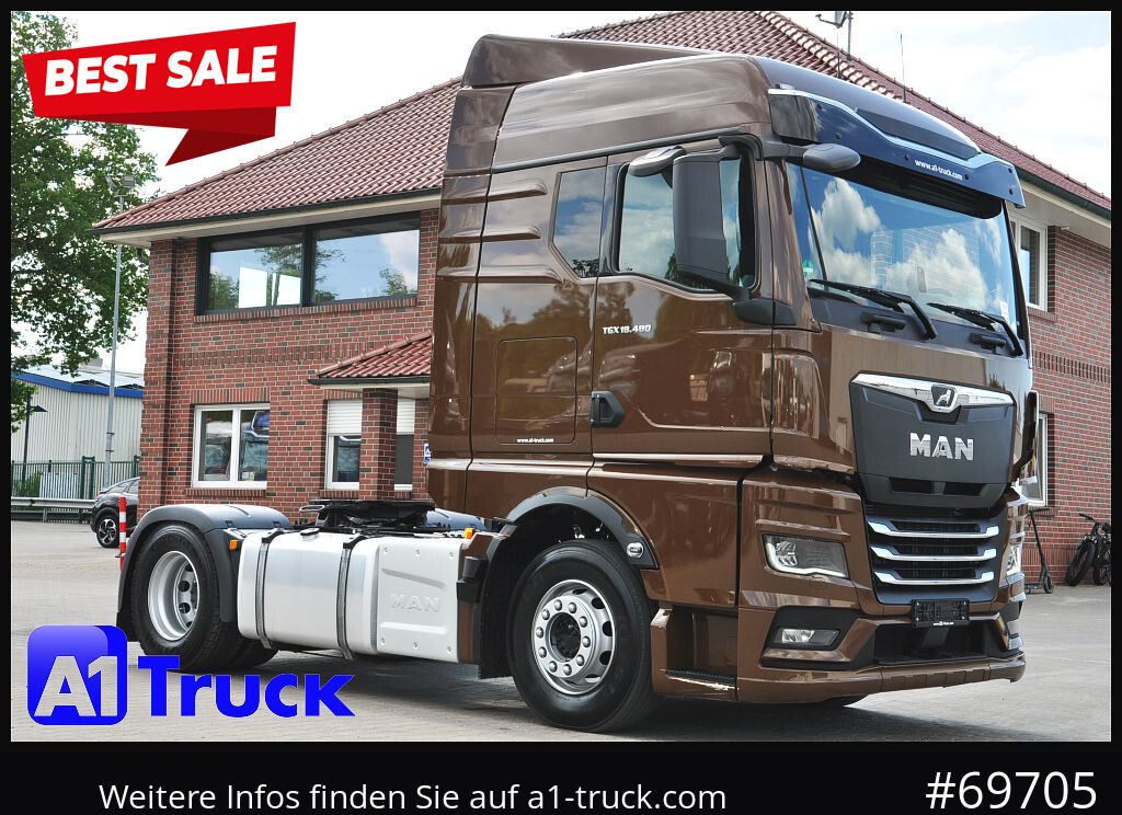 MAN TGX 18,480 BLS Intarder Standklima, Garantie - Tractor unit: picture 1 MAN TGX 18,480 BLS Intarder Standklima, Garantie - Tractor unit: picture 1