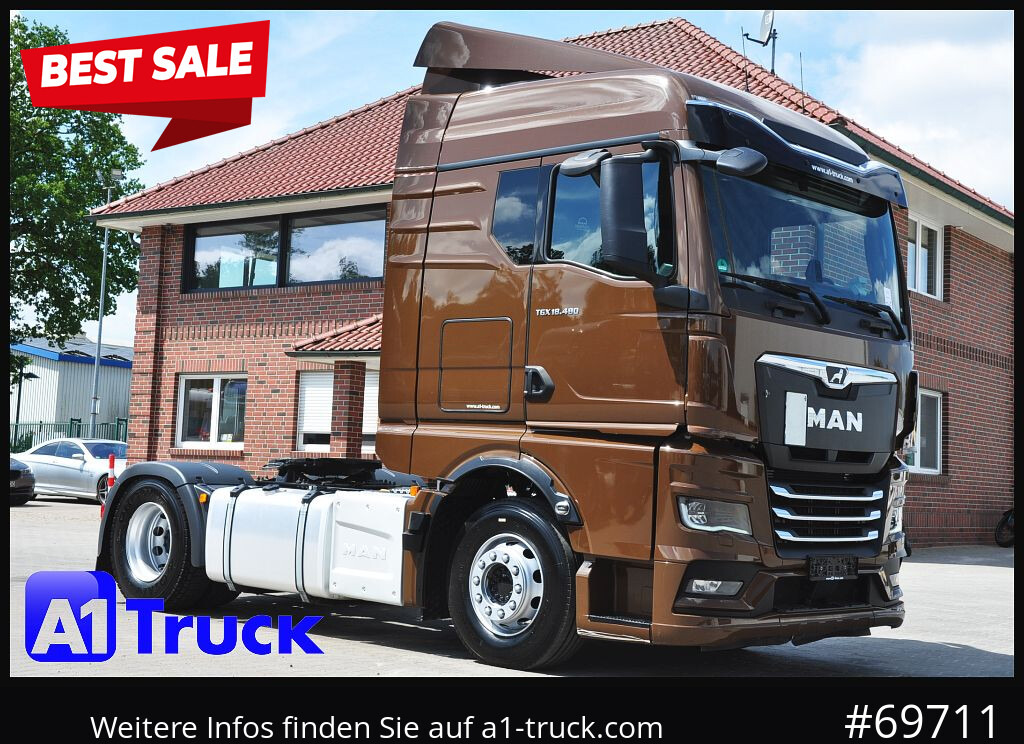 MAN TGX 18,480 BLS Intarder Standklima, Soundsystem - Tractor unit: picture 1 MAN TGX 18,480 BLS Intarder Standklima, Soundsystem - Tractor unit: picture 1