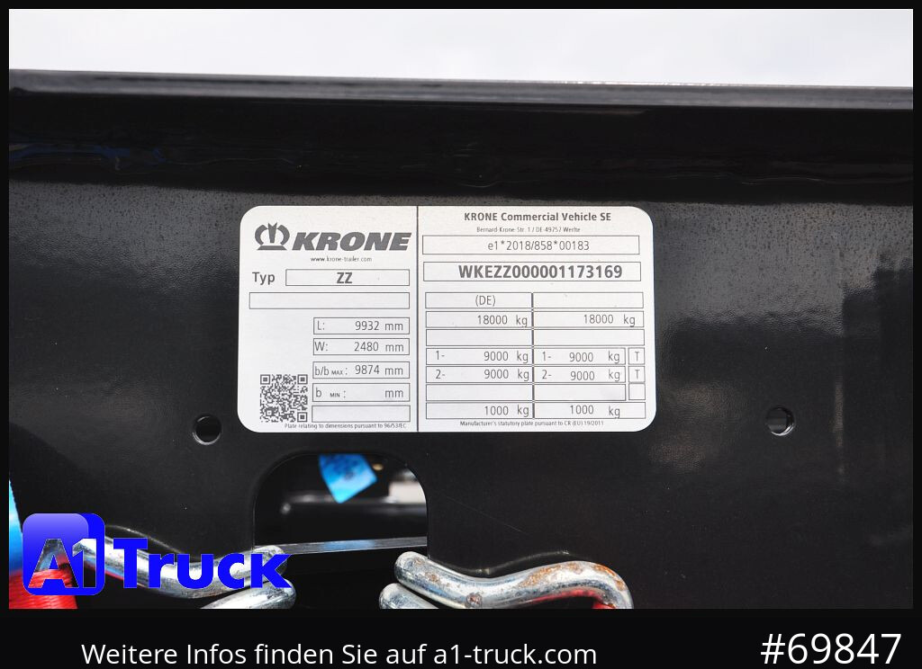 KRONE Tandem, MIDI, für 1120mm + 1320mm, SOFORT, NEU - Truck: picture 3 KRONE Tandem, MIDI, für 1120mm + 1320mm, SOFORT, NEU - Truck: picture 3