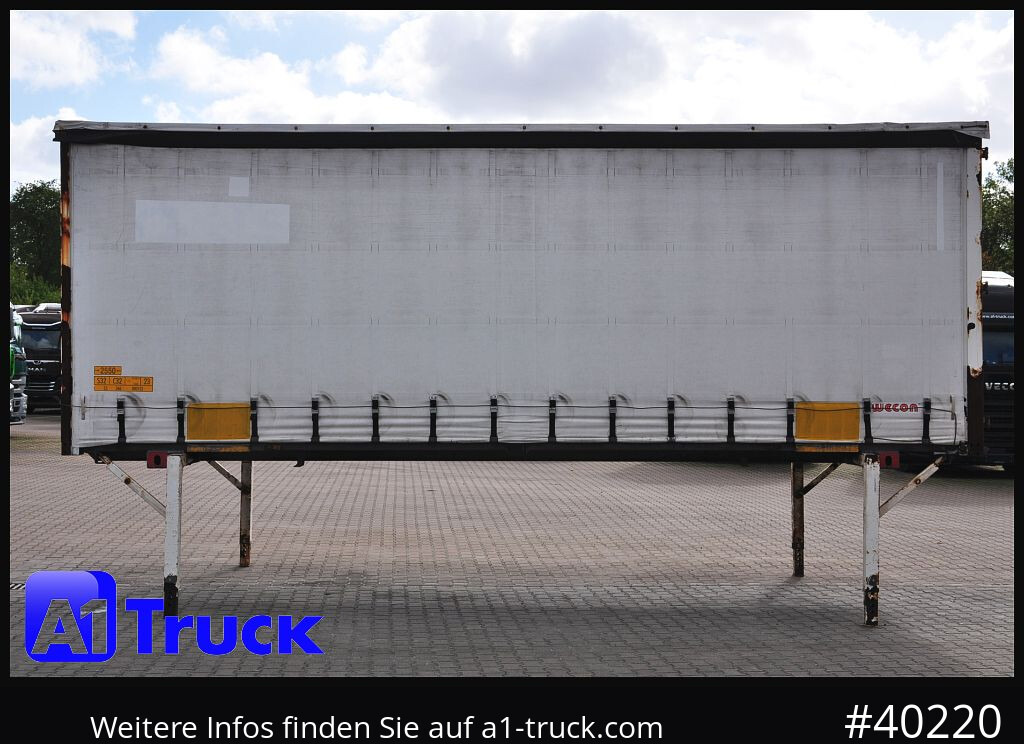 Curtainside swap body WECON WPR 745, verzinkt, 2520  innen, Code XL: picture 14