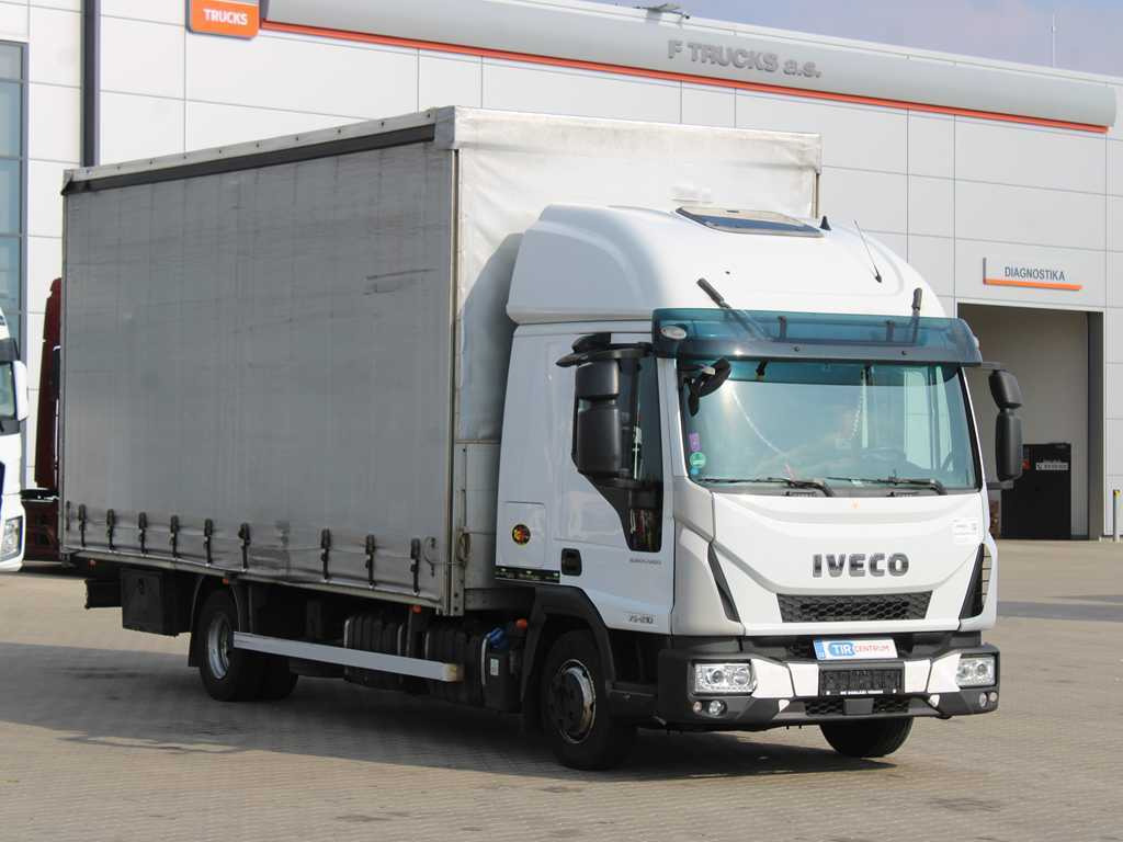 Iveco EUROCARGO 75E210, EURO 6, PNEU 80% - Curtainsider truck: picture 3 Iveco EUROCARGO 75E210, EURO 6, PNEU 80% - Curtainsider truck: picture 3