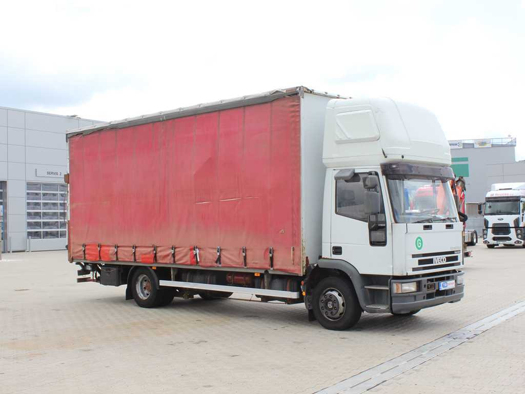 Iveco EUROCARGO ML 120 E, EURO 3, SLEEPING BODY, HYDRAULIC FRONT - Curtainsider truck: picture 3 Iveco EUROCARGO ML 120 E, EURO 3, SLEEPING BODY, HYDRAULIC FRONT - Curtainsider truck: picture 3