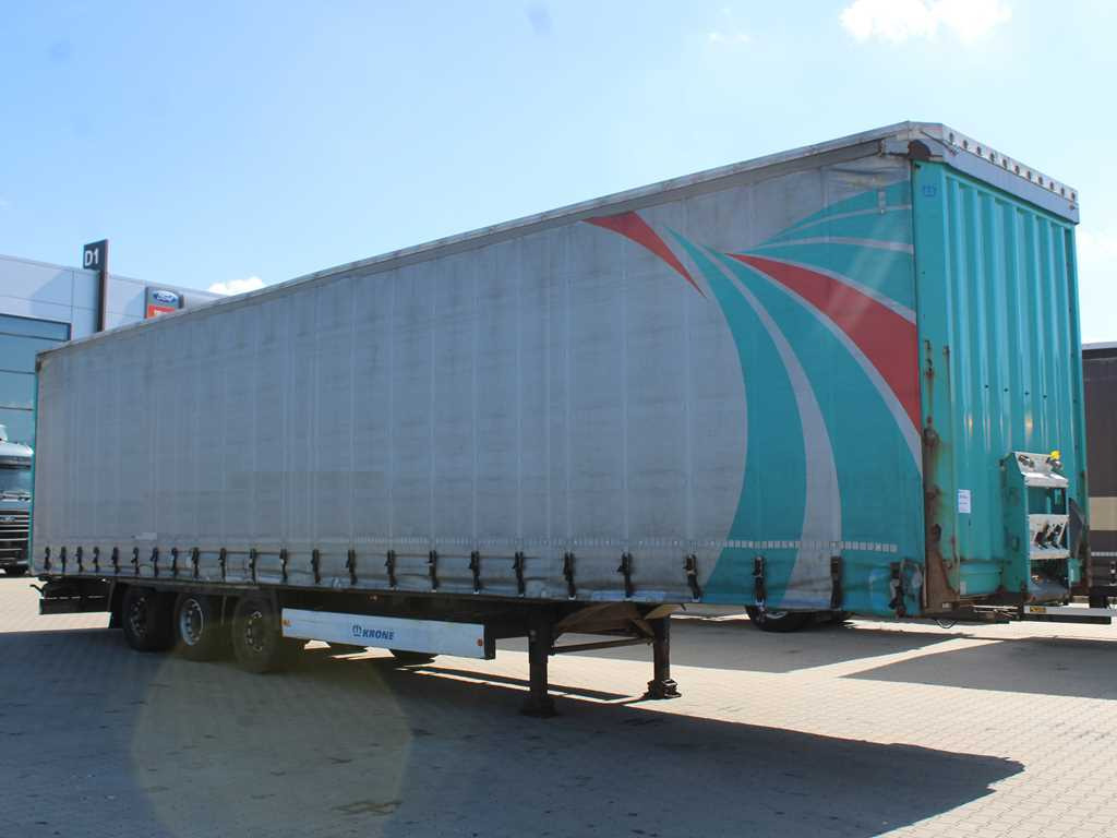 Krone SD 04, LOWDECK, LIFTING AXLE, LIFT ROOF - Curtainsider semi-trailer: picture 3 Krone SD 04, LOWDECK, LIFTING AXLE, LIFT ROOF - Curtainsider semi-trailer: picture 3