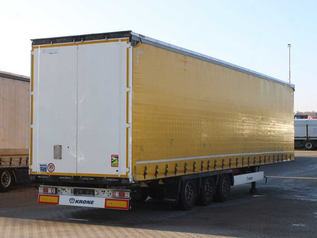 Krone SD, LOWDECK, LIFTING AXLE, LIFTING ROOF, MULTILOCK - Curtainsider semi-trailer: picture 4 Krone SD, LOWDECK, LIFTING AXLE, LIFTING ROOF, MULTILOCK - Curtainsider semi-trailer: picture 4