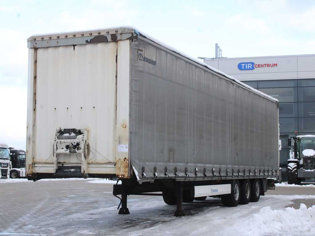 Krone SD, LOWDECK, MULTILOCK, LIFTING AXLE, LIFTING ROOF - Curtainsider semi-trailer: picture 1 Krone SD, LOWDECK, MULTILOCK, LIFTING AXLE, LIFTING ROOF - Curtainsider semi-trailer: picture 1