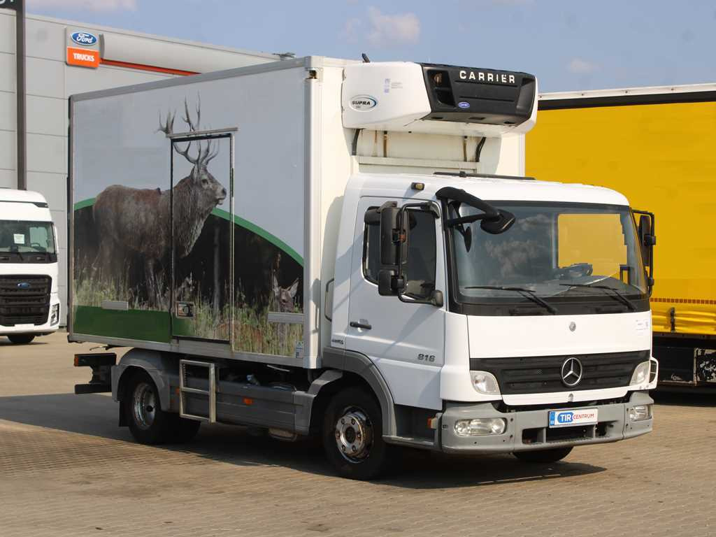 Mercedes-Benz ATEGO 816 L, MEAT IN VISU, CARRIER SUPRA 550 - Refrigerator truck: picture 3 Mercedes-Benz ATEGO 816 L, MEAT IN VISU, CARRIER SUPRA 550 - Refrigerator truck: picture 3