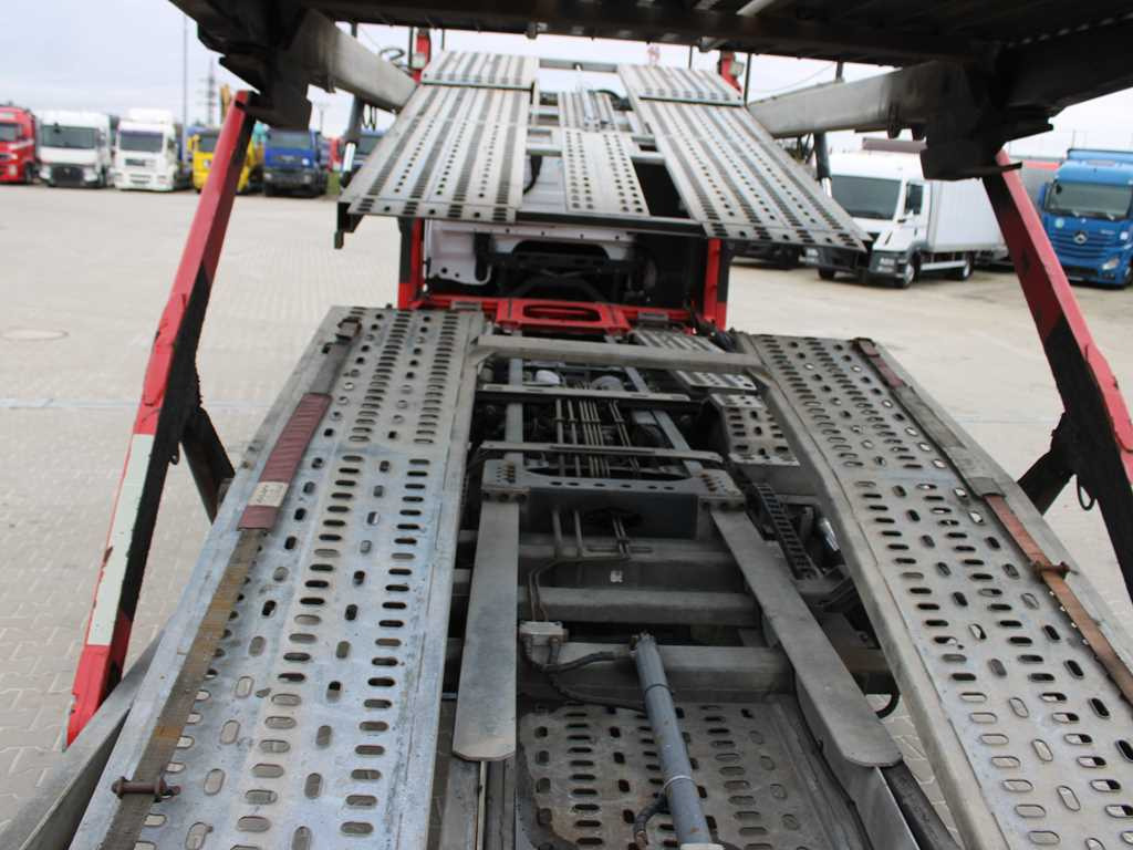 Autotransporter truck Mercedes-Benz Actros 1844, EURO 5EEV, RETARDER + KÄSSBOHRER METAGO (2006): picture 11