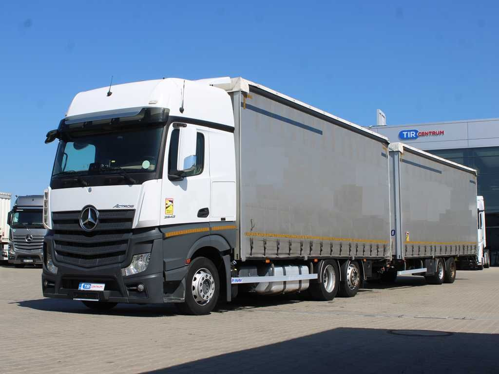 Mercedes-Benz Actros 2542, 6X2, EURO 6 + PANAV TV018H - Curtainsider truck: picture 1 Mercedes-Benz Actros 2542, 6X2, EURO 6 + PANAV TV018H - Curtainsider truck: picture 1