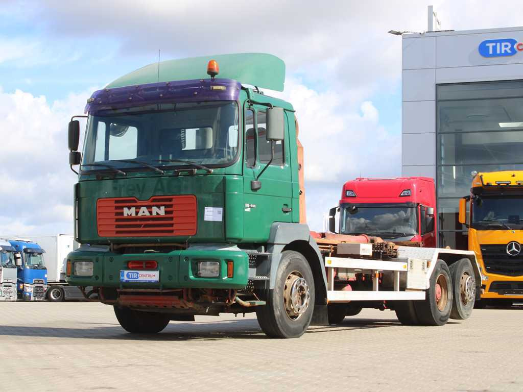 MAN 26.414, EURO 3, 6X2, LIFT AXLE, HOOK CARRIER FOR CONTAINERS - Other machinery: picture 1 MAN 26.414, EURO 3, 6X2, LIFT AXLE, HOOK CARRIER FOR CONTAINERS - Other machinery: picture 1