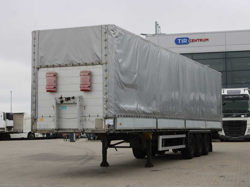 Schmitz CARGOBULL SPR, LIFTING AXLE, SIDE PANEL - Curtainsider semi-trailer: picture 1 Schmitz CARGOBULL SPR, LIFTING AXLE, SIDE PANEL - Curtainsider semi-trailer: picture 1