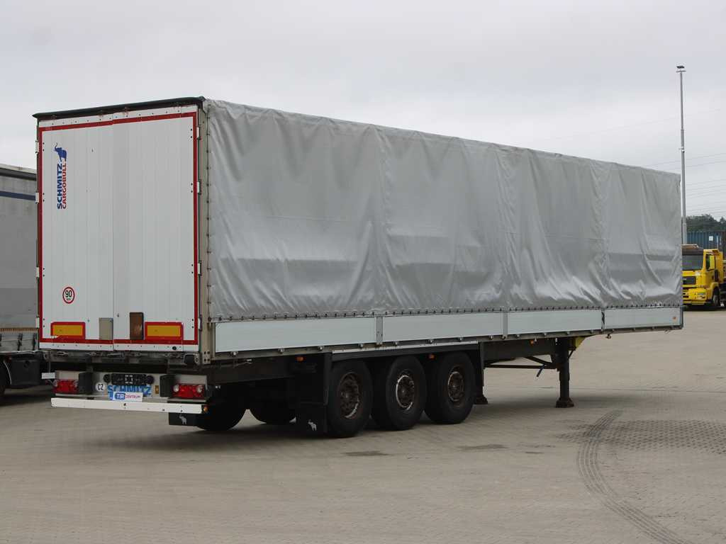 Schmitz CARGOBULL SPR, LIFTING AXLE, SIDE PANEL - Curtainsider semi-trailer: picture 4 Schmitz CARGOBULL SPR, LIFTING AXLE, SIDE PANEL - Curtainsider semi-trailer: picture 4