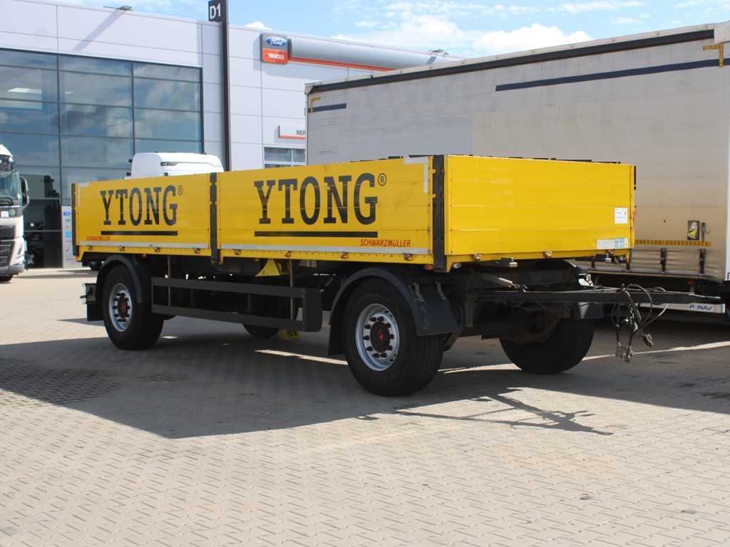 Schwarzmüller PA 2/E, SIDEBOARD, SAF, MULTILOCK, TYRES 80% - Dropside/ Flatbed trailer: picture 3 Schwarzmüller PA 2/E, SIDEBOARD, SAF, MULTILOCK, TYRES 80% - Dropside/ Flatbed trailer: picture 3