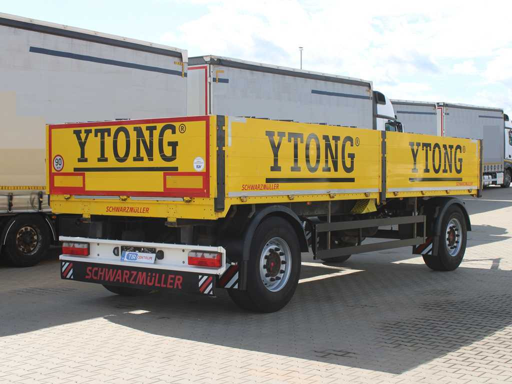 Schwarzmüller PA 2/E, SIDEBOARD, SAF, MULTILOCK, TYRES 80% - Dropside/ Flatbed trailer: picture 4 Schwarzmüller PA 2/E, SIDEBOARD, SAF, MULTILOCK, TYRES 80% - Dropside/ Flatbed trailer: picture 4