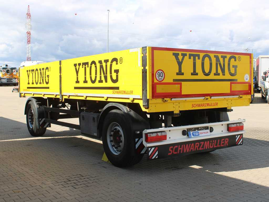 Schwarzmüller PA 2/E, SIDEBOARD, SAF, MULTILOCK, TYRES 80% - Dropside/ Flatbed trailer: picture 5 Schwarzmüller PA 2/E, SIDEBOARD, SAF, MULTILOCK, TYRES 80% - Dropside/ Flatbed trailer: picture 5