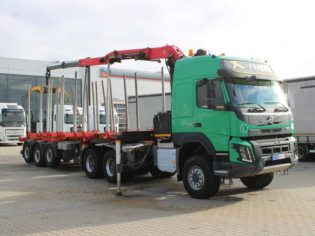 Volvo FM 540, EURO 6, 6X6, VEB+, PALFINGER Q170Z96 ARM + UMIKOV, PRICE FOR THE WHOLE SET!! - Tractor unit, Timber semi-trailer: picture 4 Volvo FM 540, EURO 6, 6X6, VEB+, PALFINGER Q170Z96 ARM + UMIKOV, PRICE FOR THE WHOLE SET!! - Tractor unit, Timber semi-trailer: picture 4