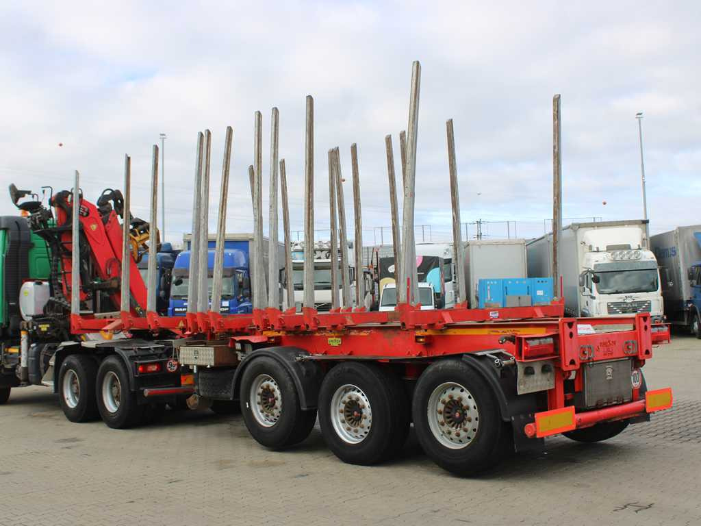 Umikov NPK 39, 2X LIFTING AXLE, SAF - Timber semi-trailer: picture 3 Umikov NPK 39, 2X LIFTING AXLE, SAF - Timber semi-trailer: picture 3