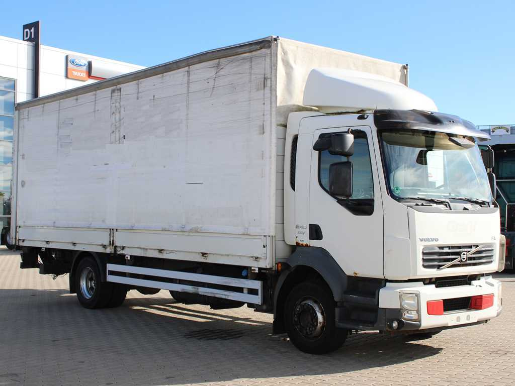 Volvo FL 240, EURO 5, HYDRAULIC FRONT, SIDES - Curtainsider truck: picture 2 Volvo FL 240, EURO 5, HYDRAULIC FRONT, SIDES - Curtainsider truck: picture 2