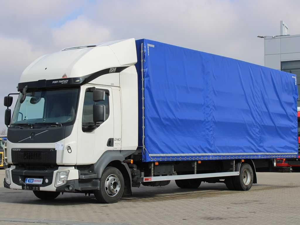 Volvo FL 240, SLEEPING CABIN, EURO 6, VEB+ - Curtainsider truck: picture 1 Volvo FL 240, SLEEPING CABIN, EURO 6, VEB+ - Curtainsider truck: picture 1