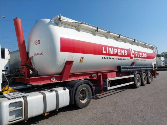 Feldbinder KIP 63.3 Siloauflieger, SAF-Achsen, Alu-Felgen, - Silo semi-trailer: picture 1 Feldbinder KIP 63.3 Siloauflieger, SAF-Achsen, Alu-Felgen, - Silo semi-trailer: picture 1