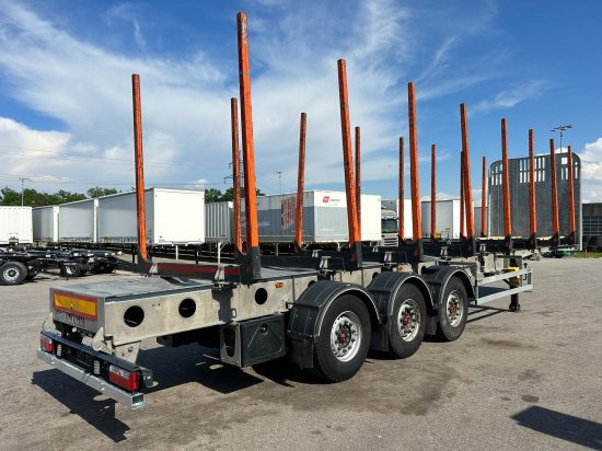 Gsodam, Holzauflieger, Liftachse, 8 Rungenpaare - Timber semi-trailer: picture 4 Gsodam, Holzauflieger, Liftachse, 8 Rungenpaare - Timber semi-trailer: picture 4