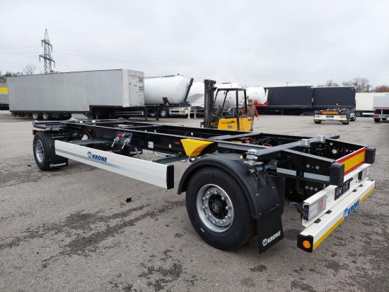Krone AZW 18, Maxilafette, Verstelldeichsel - Container transporter/ Swap body trailer: picture 4 Krone AZW 18, Maxilafette, Verstelldeichsel - Container transporter/ Swap body trailer: picture 4
