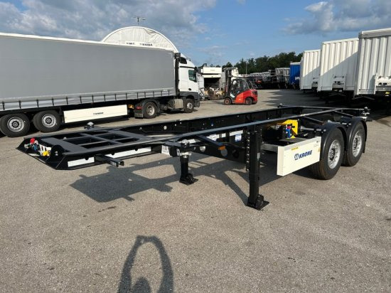 Krone Box Liner SZC 18 ADR-Chassi für 20ft Container, 1-A Liftachse - Container transporter/ Swap body semi-trailer: picture 1 Krone Box Liner SZC 18 ADR-Chassi für 20ft Container, 1-A Liftachse - Container transporter/ Swap body semi-trailer: picture 1