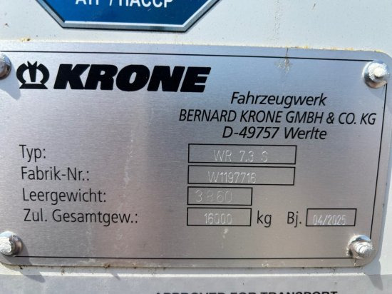 New Container transporter/ Swap body trailer Krone Kühlwechselpritsche Cool Box TK T-800R, 7.30 Meter, Neu: picture 10 New Container transporter/ Swap body trailer Krone Kühlwechselpritsche Cool Box TK T-800R, 7.30 Meter, Neu: picture 10