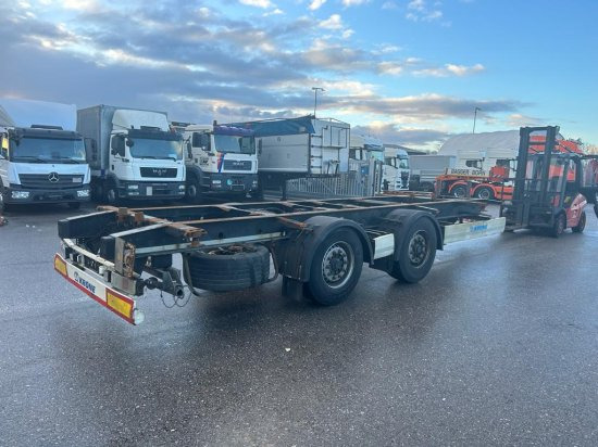 Krone ZZ/DC07 Tandem-Lafette, Standard, BPW-Achsen, Heckabstützung - Container transporter/ Swap body trailer: picture 4 Krone ZZ/DC07 Tandem-Lafette, Standard, BPW-Achsen, Heckabstützung - Container transporter/ Swap body trailer: picture 4