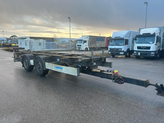 Krone ZZ/DC07 Tandem-Lafette, Standard, BPW-Achsen, Heckabstützung - Container transporter/ Swap body trailer: picture 3 Krone ZZ/DC07 Tandem-Lafette, Standard, BPW-Achsen, Heckabstützung - Container transporter/ Swap body trailer: picture 3