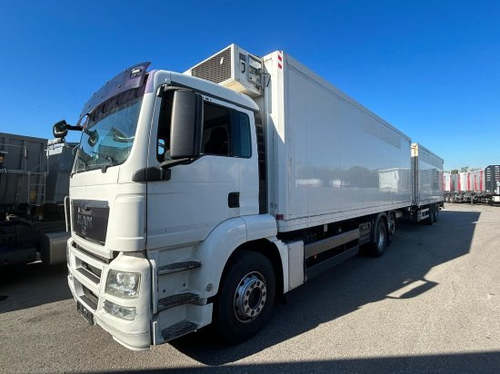 MAN TGS 26.360 6x2 LL, Tiefkühlkoffer Intarder, Liftachse ohne Anhänger - Refrigerator truck: picture 1 MAN TGS 26.360 6x2 LL, Tiefkühlkoffer Intarder, Liftachse ohne Anhänger - Refrigerator truck: picture 1