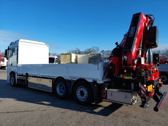 MAN TGX 26.510 LL Pritsche, Fassi F545RA.2.28XE, Containerverschlüsse, - Dropside/ Flatbed truck, Crane truck: picture 4 MAN TGX 26.510 LL Pritsche, Fassi F545RA.2.28XE, Containerverschlüsse, - Dropside/ Flatbed truck, Crane truck: picture 4