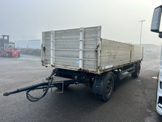 Riedler Baustoffanhänger, 6,5 Meter, BPW-Achsen - Dropside/ Flatbed trailer: picture 1 Riedler Baustoffanhänger, 6,5 Meter, BPW-Achsen - Dropside/ Flatbed trailer: picture 1