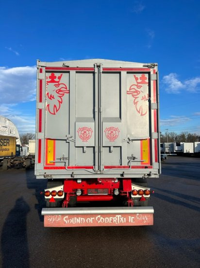 STAS S300CX Kippmulde 50m³, Liftachse, SAF-Achsen, Kombi-Klappe, Alufelgen, Rollplane, Podest - Tipper semi-trailer: picture 5 STAS S300CX Kippmulde 50m³, Liftachse, SAF-Achsen, Kombi-Klappe, Alufelgen, Rollplane, Podest - Tipper semi-trailer: picture 5
