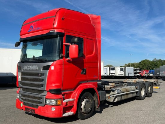 Scania R410 6x2 Topline, BDF, E6, Automatik, Redarter, Standklima, Liftachse - Container transporter/ Swap body truck: picture 1 Scania R410 6x2 Topline, BDF, E6, Automatik, Redarter, Standklima, Liftachse - Container transporter/ Swap body truck: picture 1