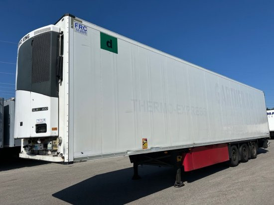 Schmitz SCB S3B SKO24, Kühlauflieger, TK SLXe 400, Liftachse, Fleischbahnen - Isothermal semi-trailer: picture 1 Schmitz SCB S3B SKO24, Kühlauflieger, TK SLXe 400, Liftachse, Fleischbahnen - Isothermal semi-trailer: picture 1
