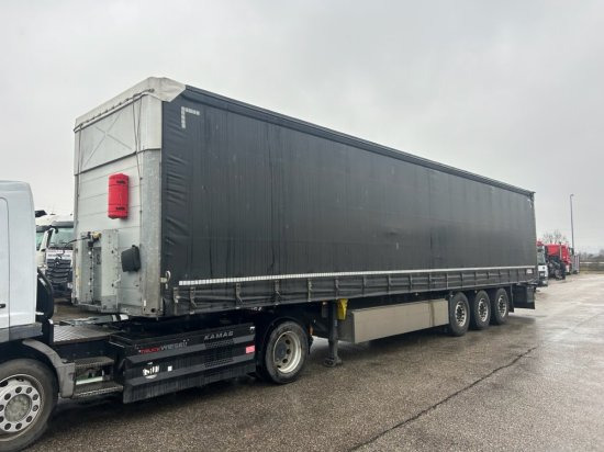 Schmitz SCB S3T, Varios, Liftachse, Edscha-Verdeck, - Curtainsider semi-trailer: picture 1 Schmitz SCB S3T, Varios, Liftachse, Edscha-Verdeck, - Curtainsider semi-trailer: picture 1